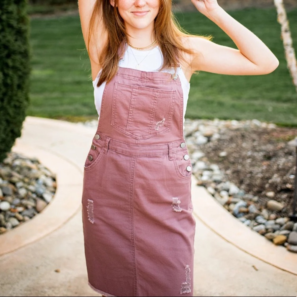 “Mollie” overall dress